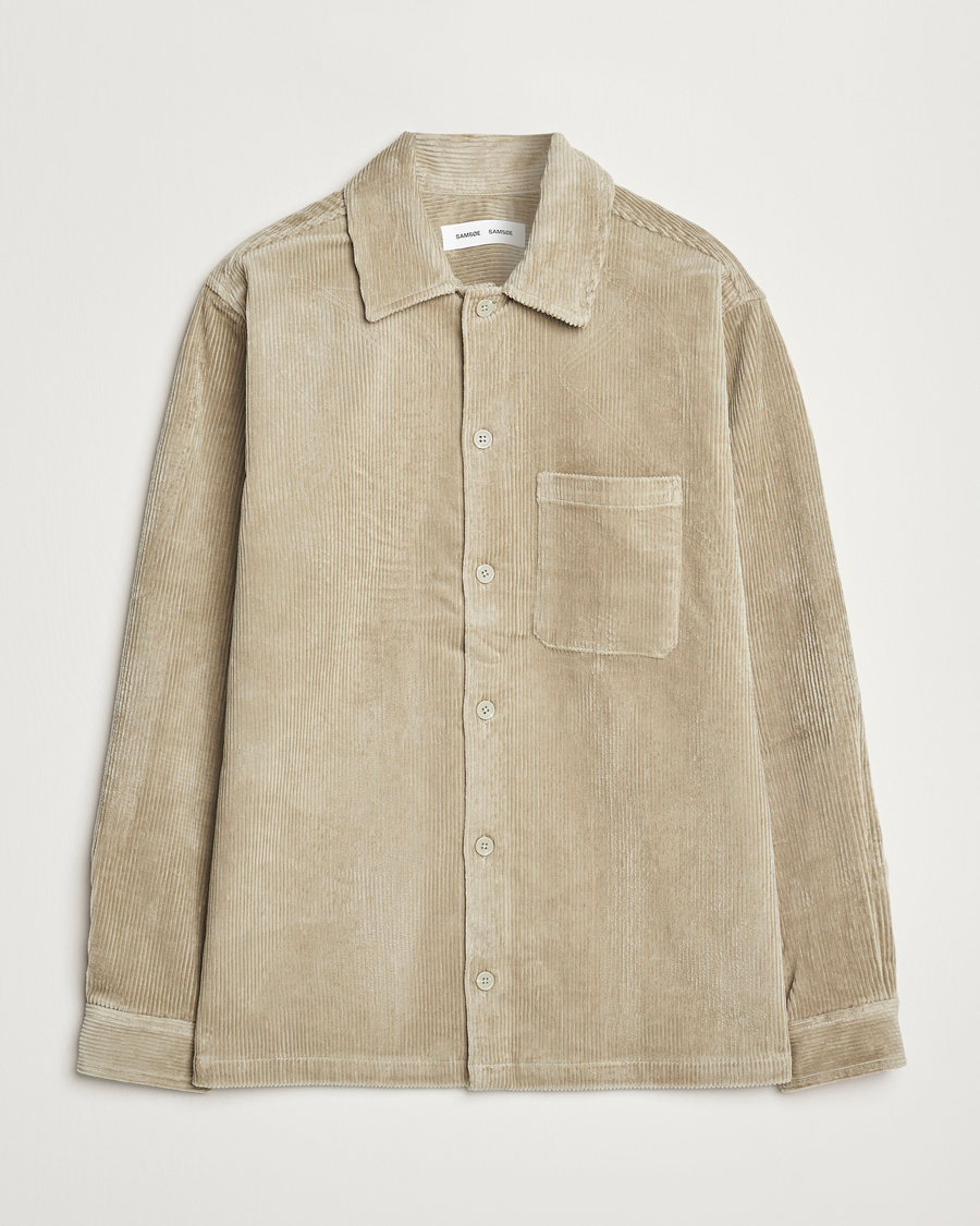 Homme | Chemises | Samsøe Samsøe | Damon Corduroy Overshirt Abbey Stone