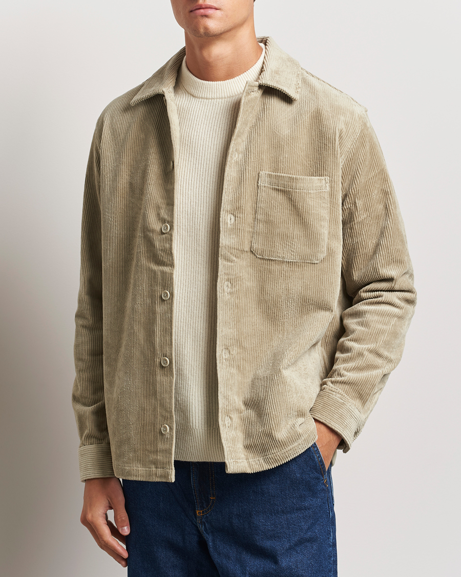 Homme | Chemises | Samsøe Samsøe | Damon Corduroy Overshirt Abbey Stone