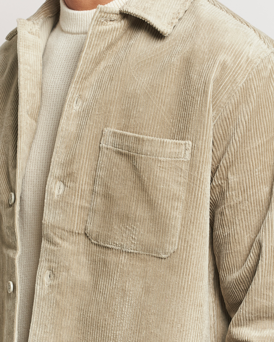 Homme | Chemises | Samsøe Samsøe | Damon Corduroy Overshirt Abbey Stone