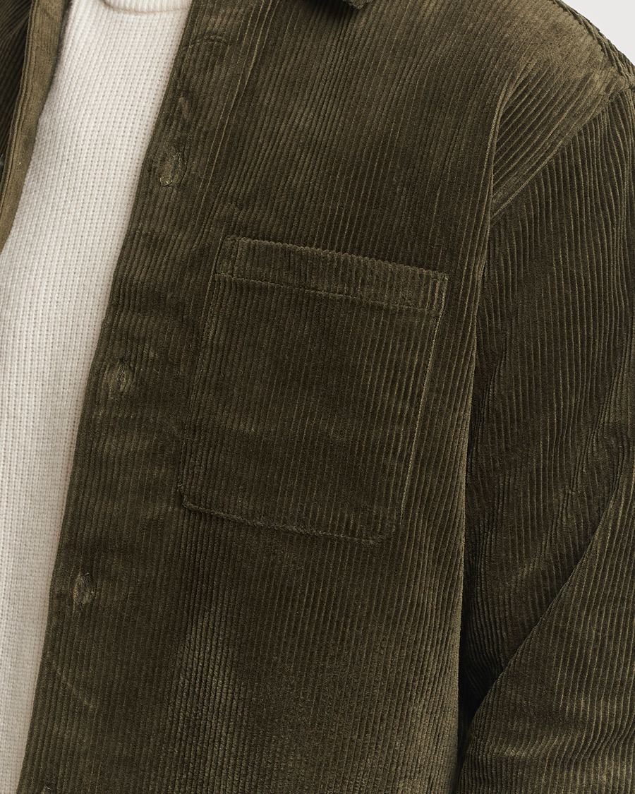 Homme | Chemises | Samsøe Samsøe | Damon Corduroy Overshirt Forest Night