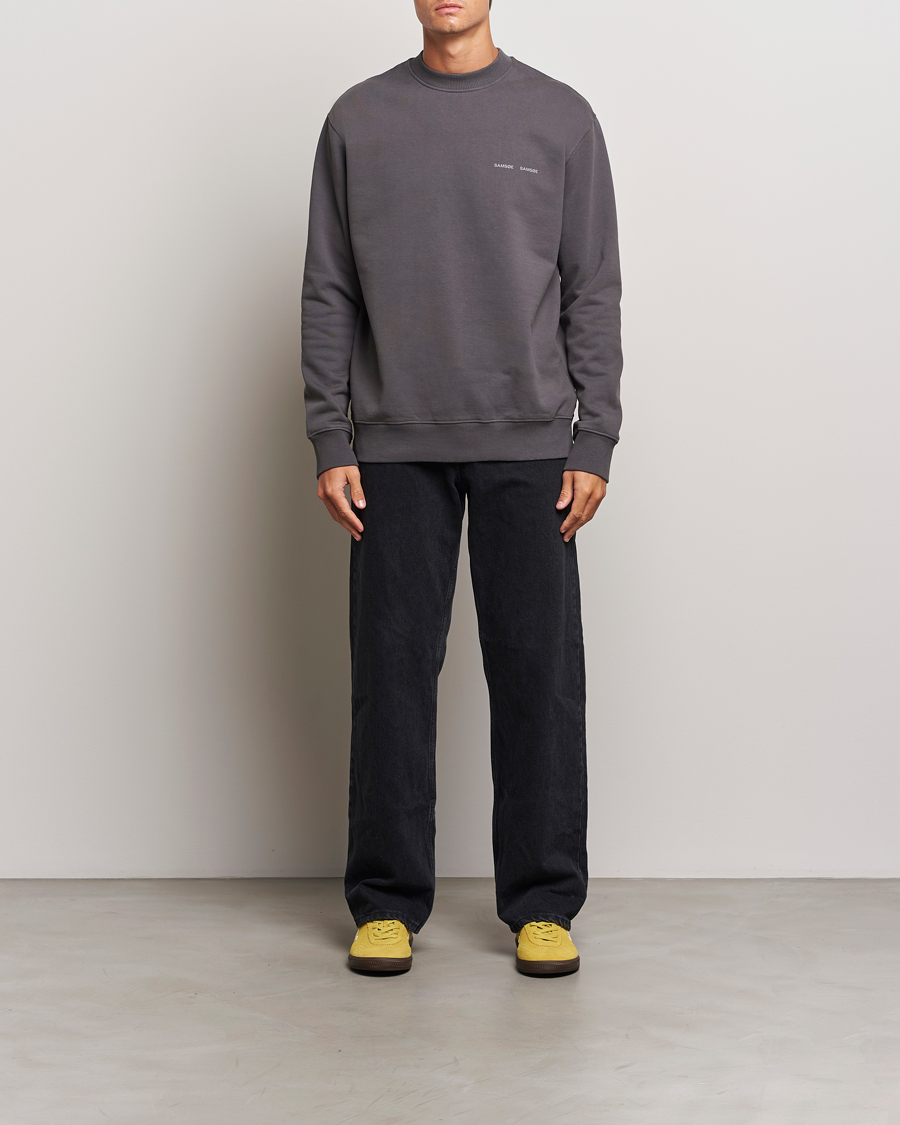 Homme | Pulls Et Tricots | Samsøe Samsøe | Norsbro Crew Neck Sweatshirt Volcanic Ash