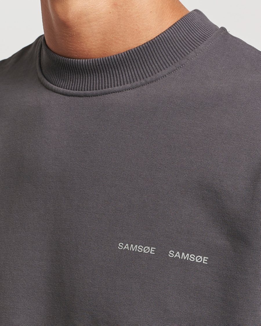 Homme | Pulls Et Tricots | Samsøe Samsøe | Norsbro Crew Neck Sweatshirt Volcanic Ash