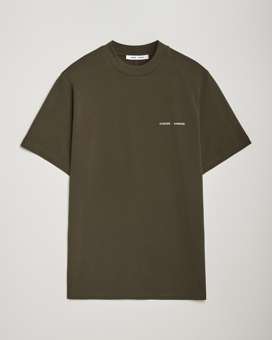 Homme | T-shirts | Samsøe Samsøe | Norsbro Organic Cotton T-Shirt Forest Night
