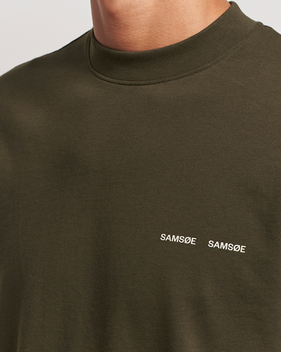 Homme | T-shirts | Samsøe Samsøe | Norsbro Organic Cotton T-Shirt Forest Night