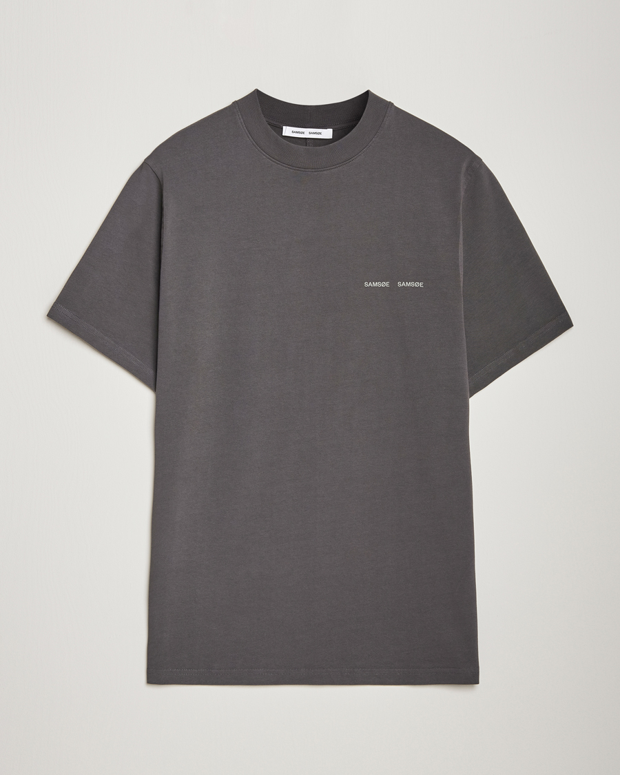 Homme | T-shirts | Samsøe Samsøe | Norsbro Organic Cotton T-Shirt Volcanic Ash