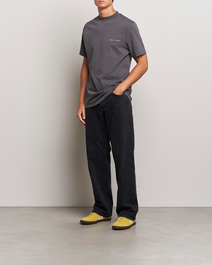 Homme | T-shirts | Samsøe Samsøe | Norsbro Organic Cotton T-Shirt Volcanic Ash