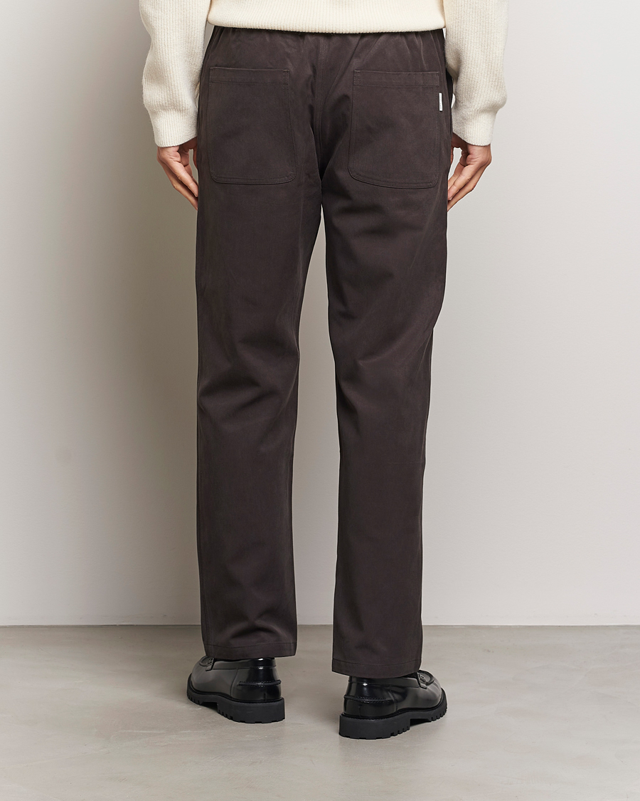 Homme | Pantalons | Samsøe Samsøe | Jabari Drawstring Trousers Chocolate Brown