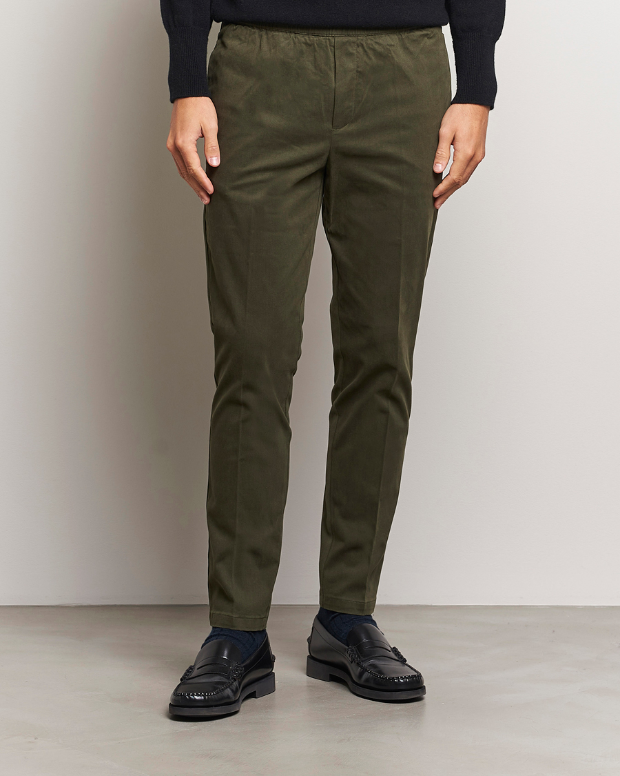 Homme | Pantalons | Samsøe Samsøe | Smith Drawstring Trousers Forest Night