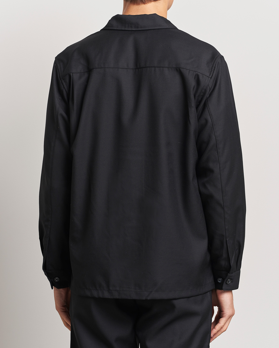 Homme | Chemises | Samsøe Samsøe | Damon Wool Overshirt Black