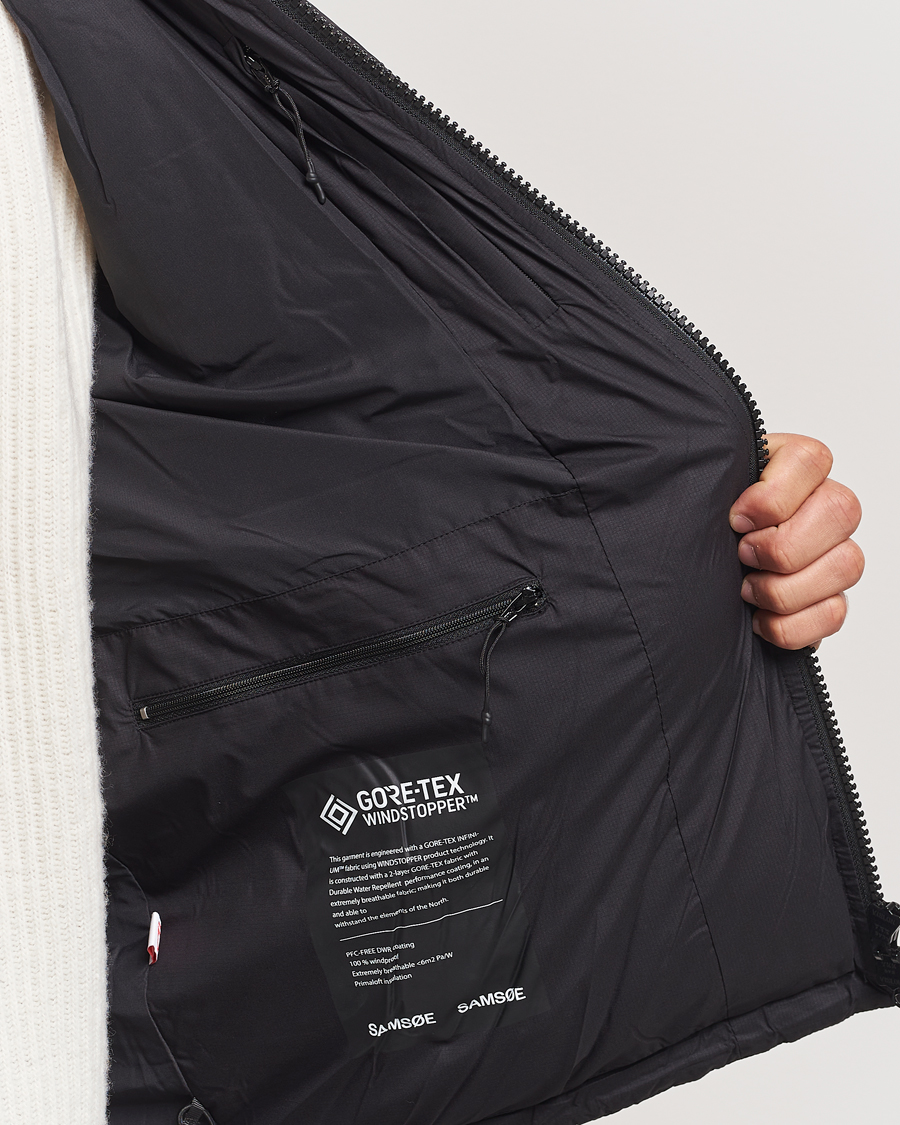 Homme | Manteaux Et Vestes | Samsøe Samsøe | David Gore-Tex Down Jacket Black