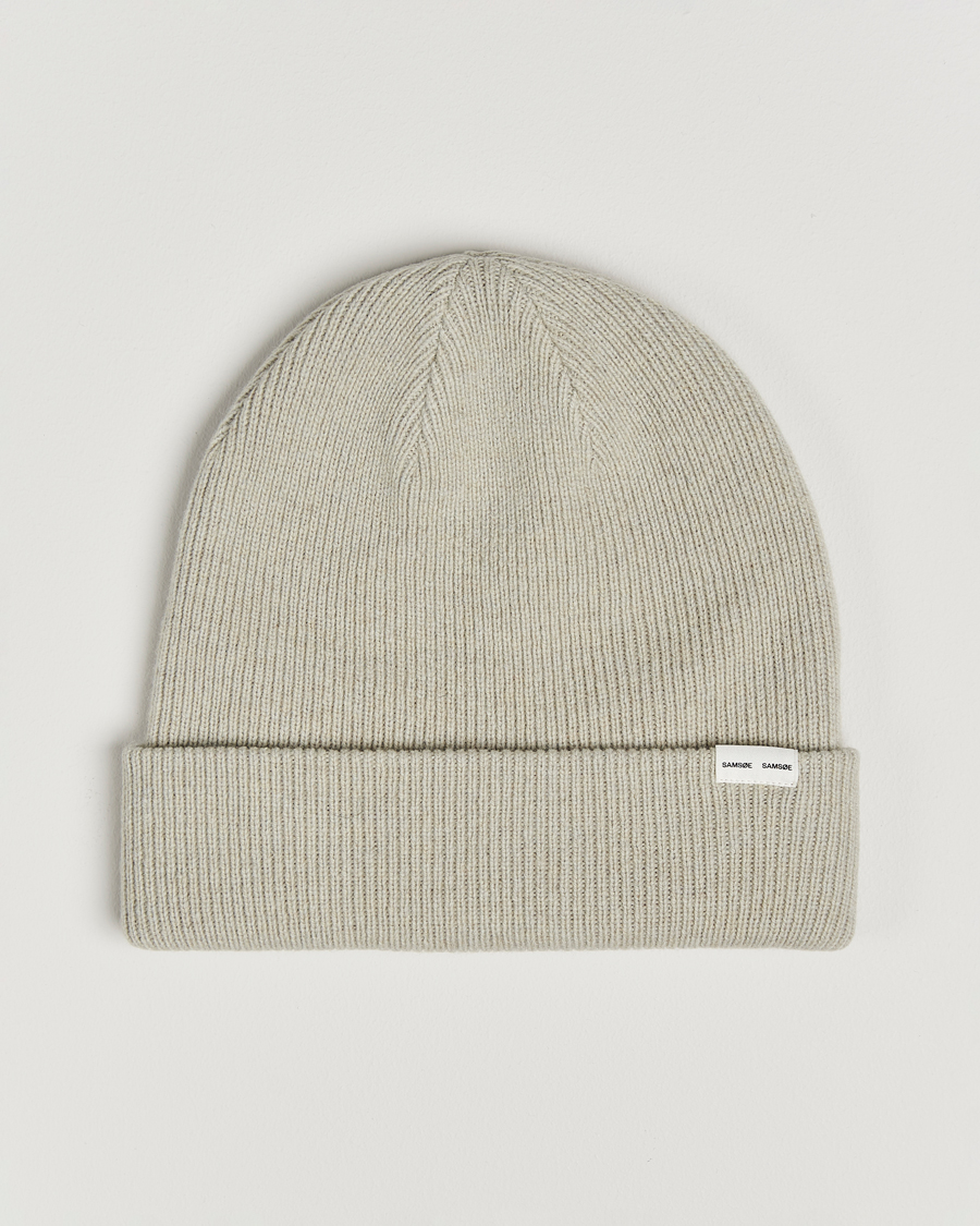 Homme | Samsøe Samsøe The Wool Beanie Abbey Stone | Samsøe Samsøe | The Wool Beanie Abbey Stone