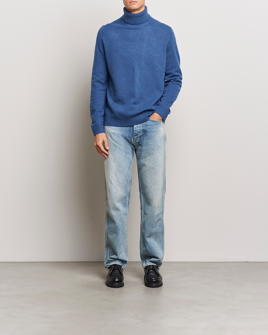 Homme | Pulls Et Tricots | Samsøe Samsøe | Isak Knitted Turtleneck True Navy