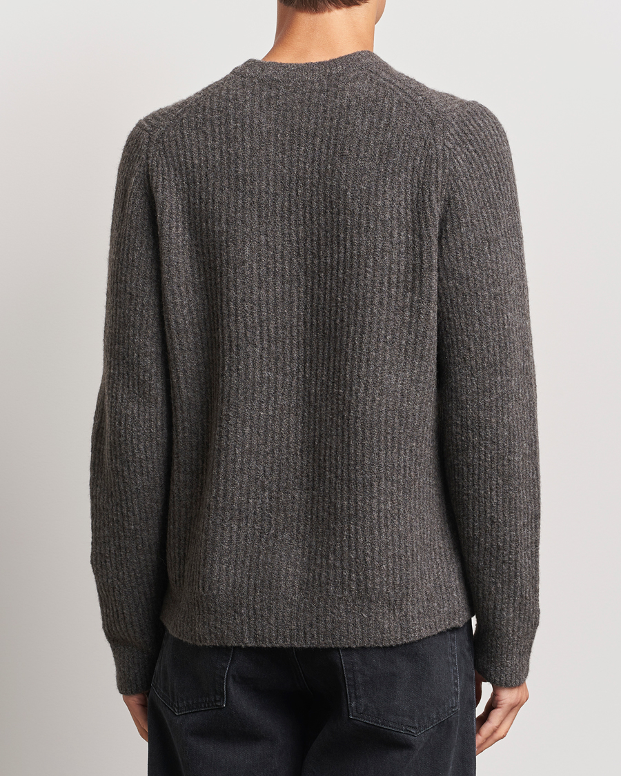 Homme | Pulls Et Tricots | Samsøe Samsøe | Koji Rib Knitted V-Neck Volcanic Ash