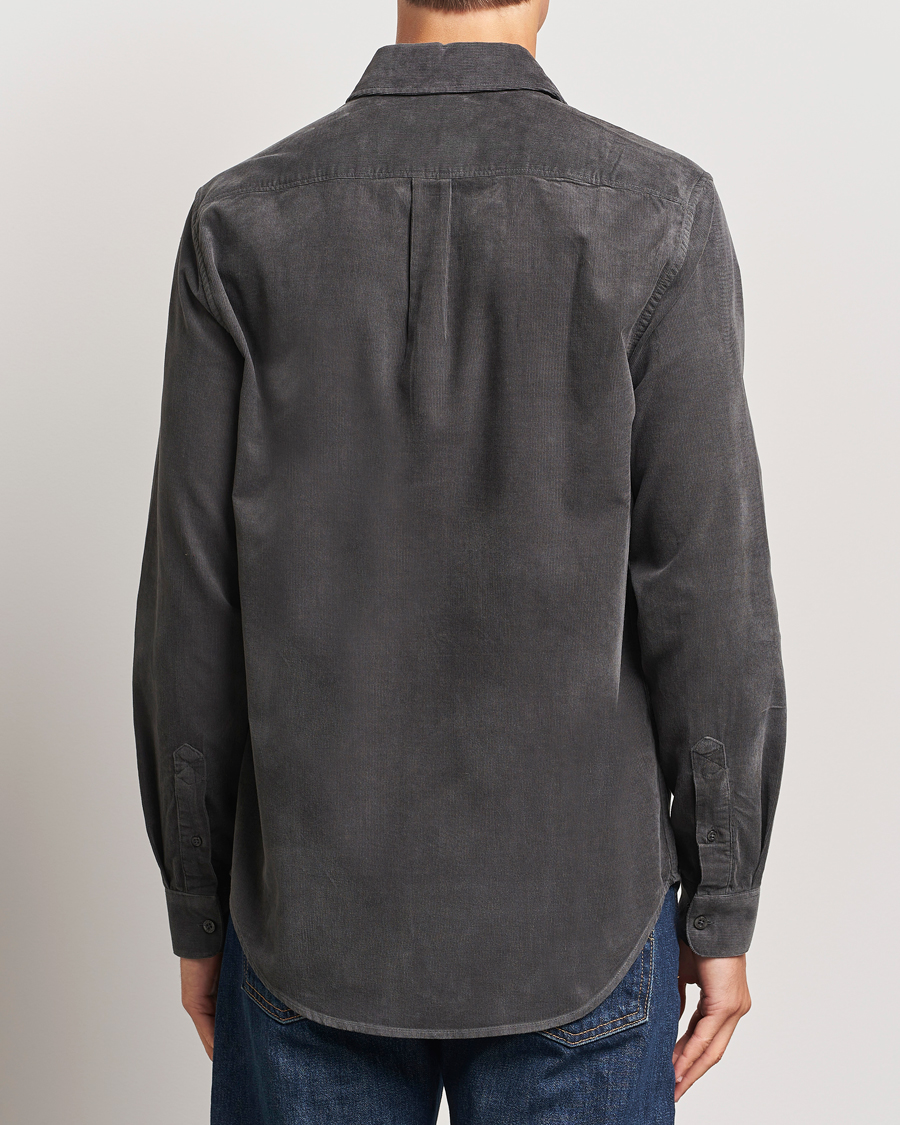 Homme | Chemises | Samsøe Samsøe | Liam Baby Cord Shirt Volcanic Ash