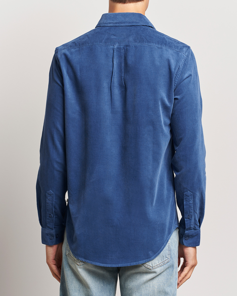 Homme | Chemises | Samsøe Samsøe | Liam Baby Cord Shirt True Navy