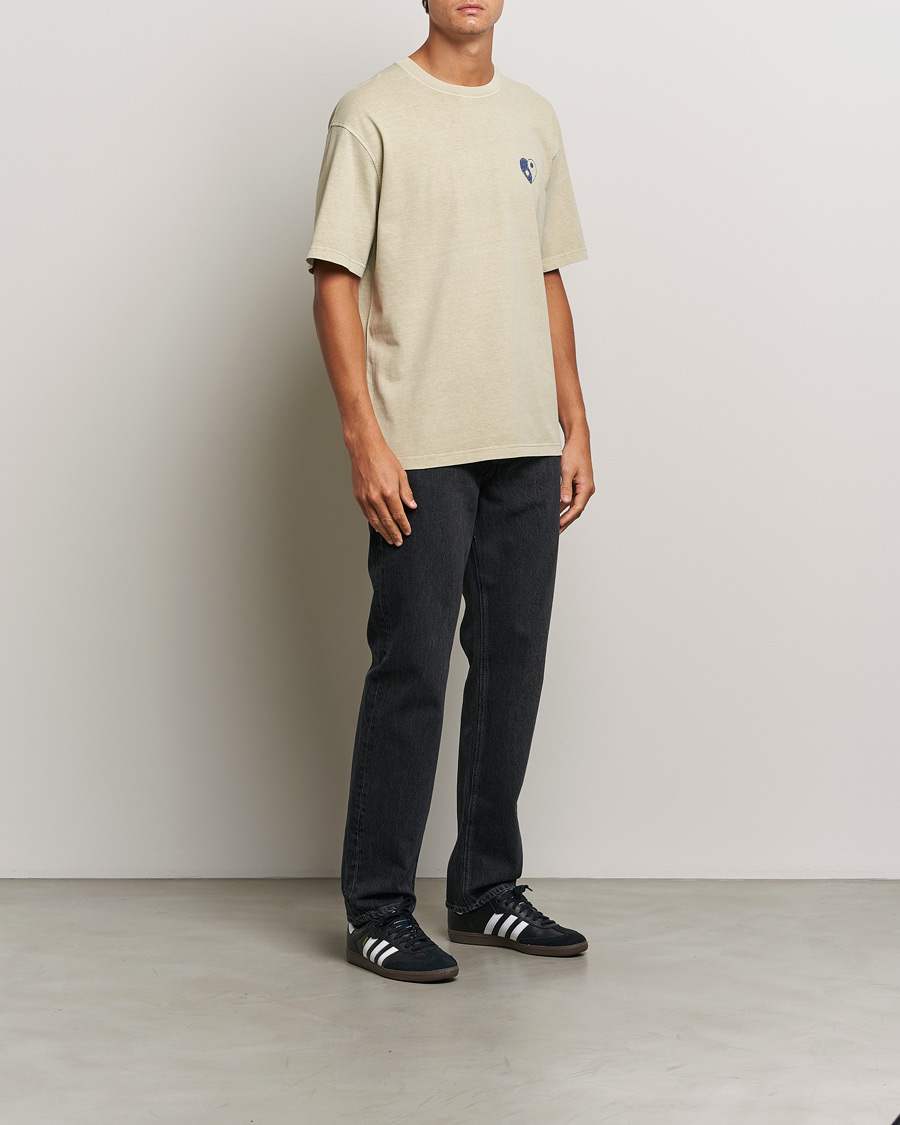 Homme | T-shirts | Samsøe Samsøe | Poetry Printed T-Shirt Abbey Stone Balance