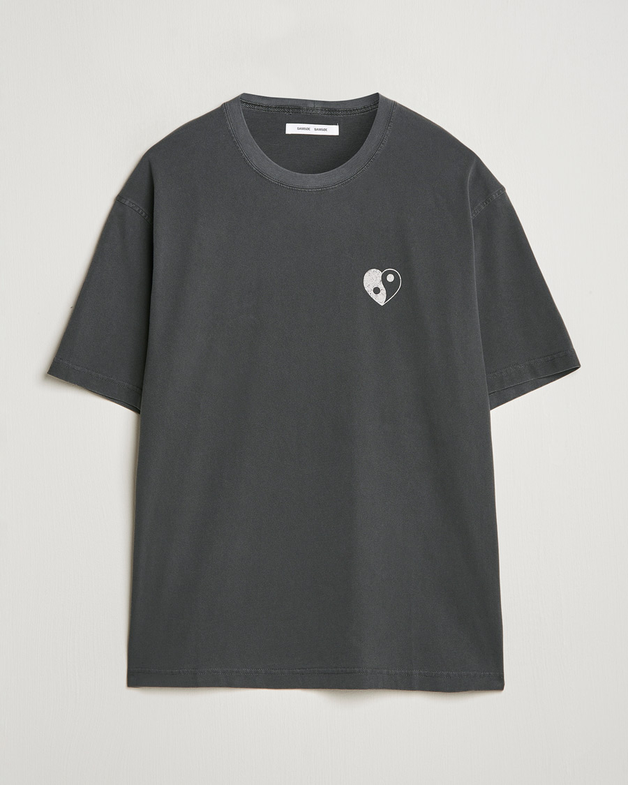 Homme | T-shirts | Samsøe Samsøe | Poetry Printed T-Shirt Black Balance