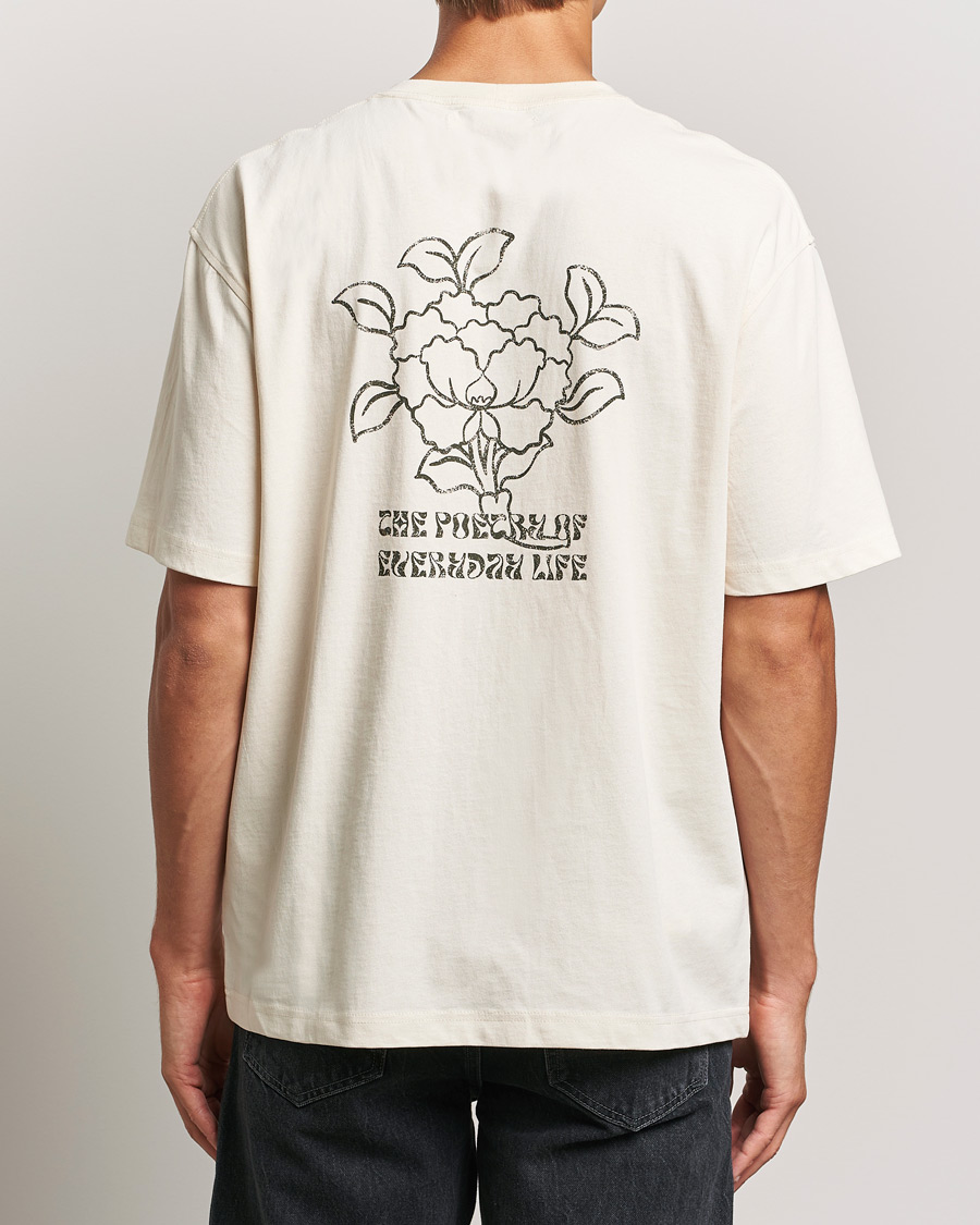 Homme | T-shirts | Samsøe Samsøe | Poetry Printed T-Shirt Neutral Lotus