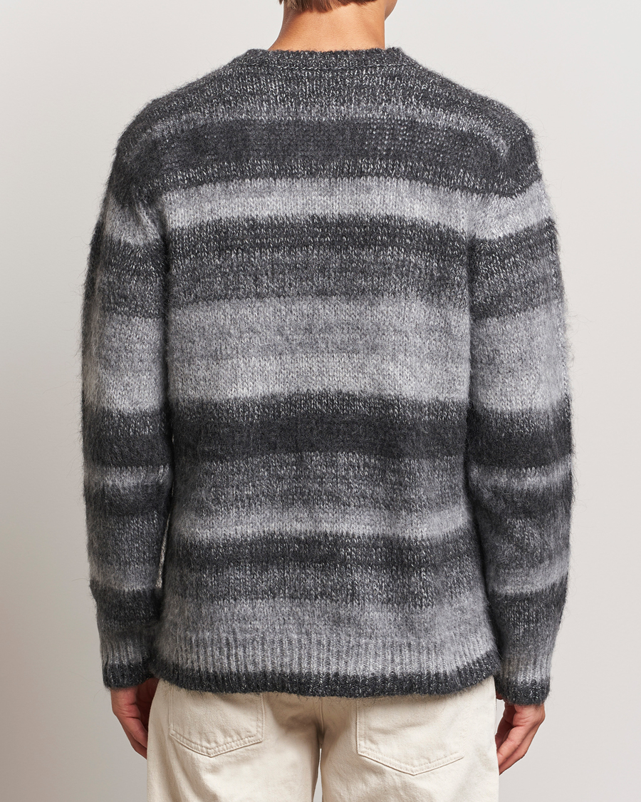 Homme | Pulls Et Tricots | Samsøe Samsøe | Saarin Mohair Striped Sweater Grey