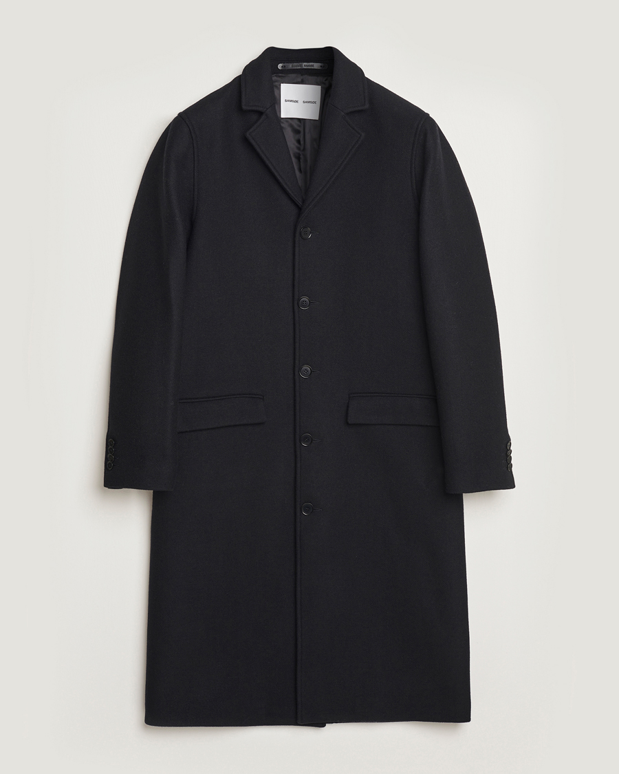 Homme | Manteaux Et Vestes | Samsøe Samsøe | Tefsa Wool Coat Black