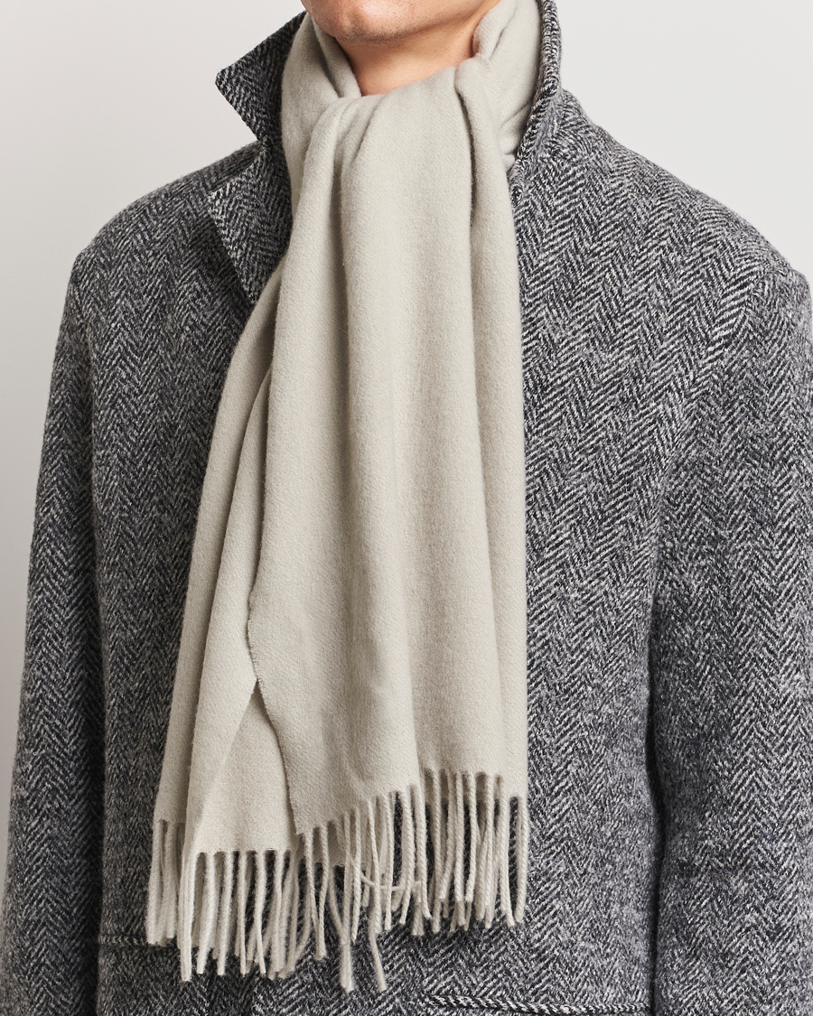 Homme | Samsøe Samsøe Efin Wool Scarf Abbey Stone | Samsøe Samsøe | Efin Wool Scarf Abbey Stone
