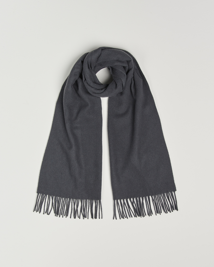 Homme | Samsøe Samsøe Efin Wool Scarf Black Oyster | Samsøe Samsøe | Efin Wool Scarf Black Oyster
