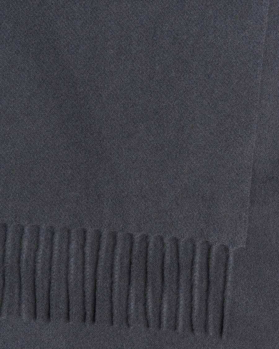 Homme | Samsøe Samsøe Efin Wool Scarf Black Oyster | Samsøe Samsøe | Efin Wool Scarf Black Oyster