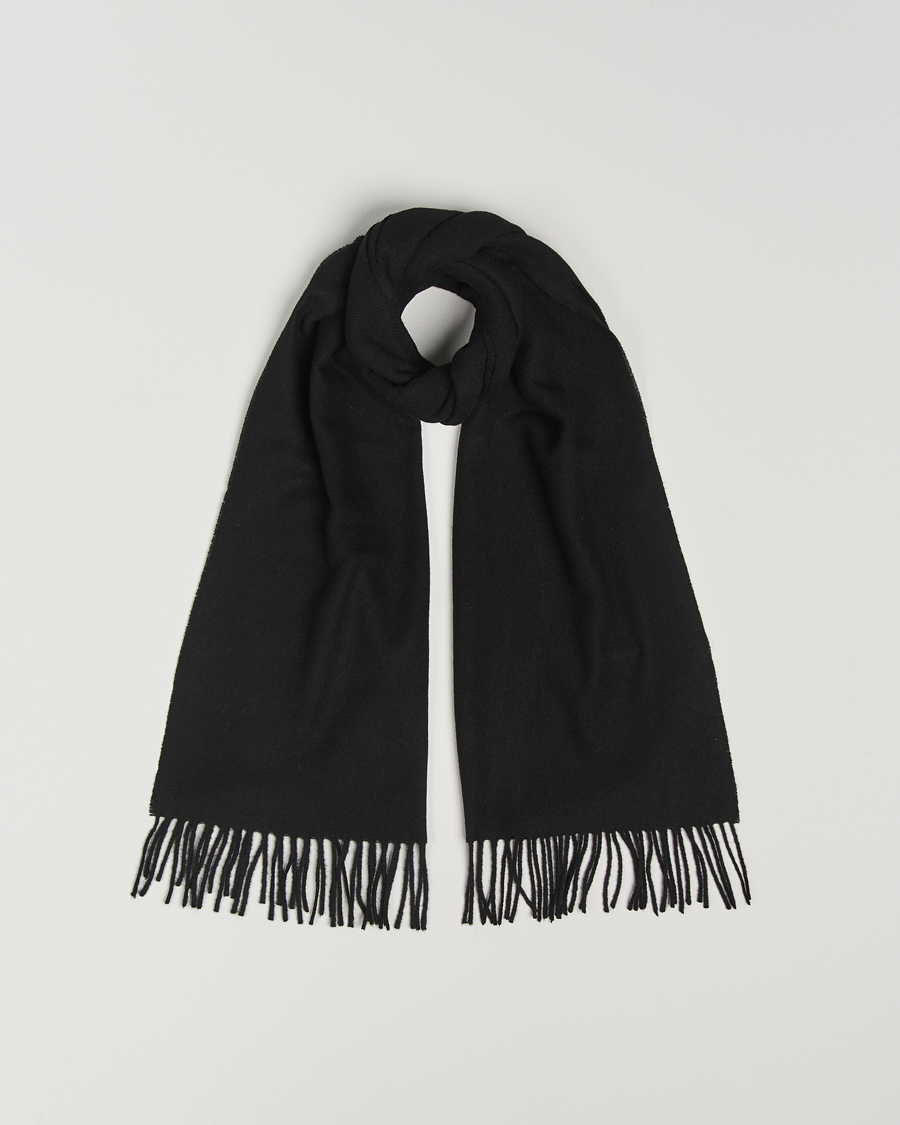 Homme | Samsøe Samsøe Efin Wool Scarf Black | Samsøe Samsøe | Efin Wool Scarf Black