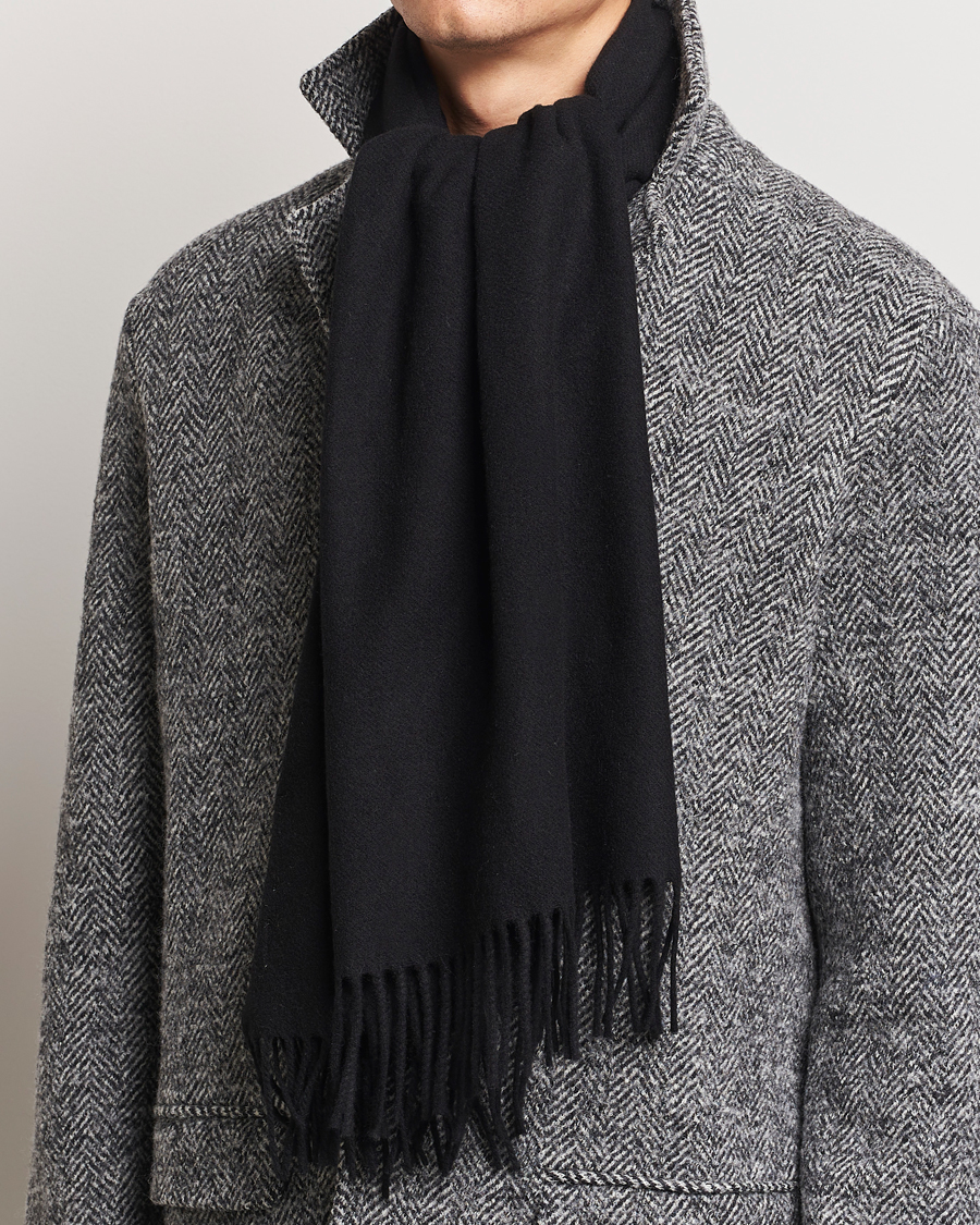 Homme | Samsøe Samsøe Efin Wool Scarf Black | Samsøe Samsøe | Efin Wool Scarf Black
