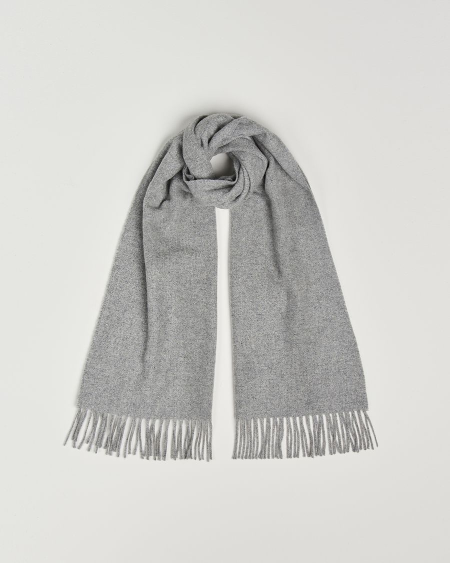 Homme | Samsøe Samsøe Efin Wool Scarf Grey Melange | Samsøe Samsøe | Efin Wool Scarf Grey Melange