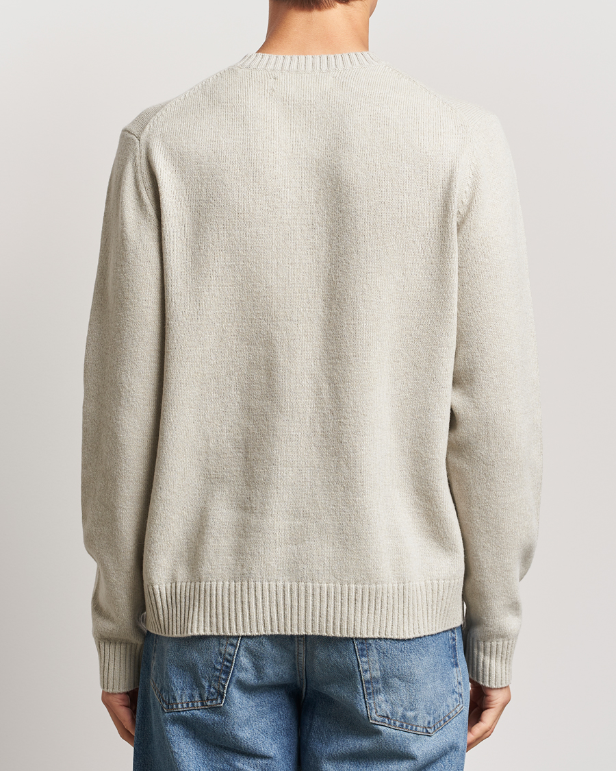 Homme | Pulls Et Tricots | Samsøe Samsøe | Sylli Wool Crew Neck Abbey Stone