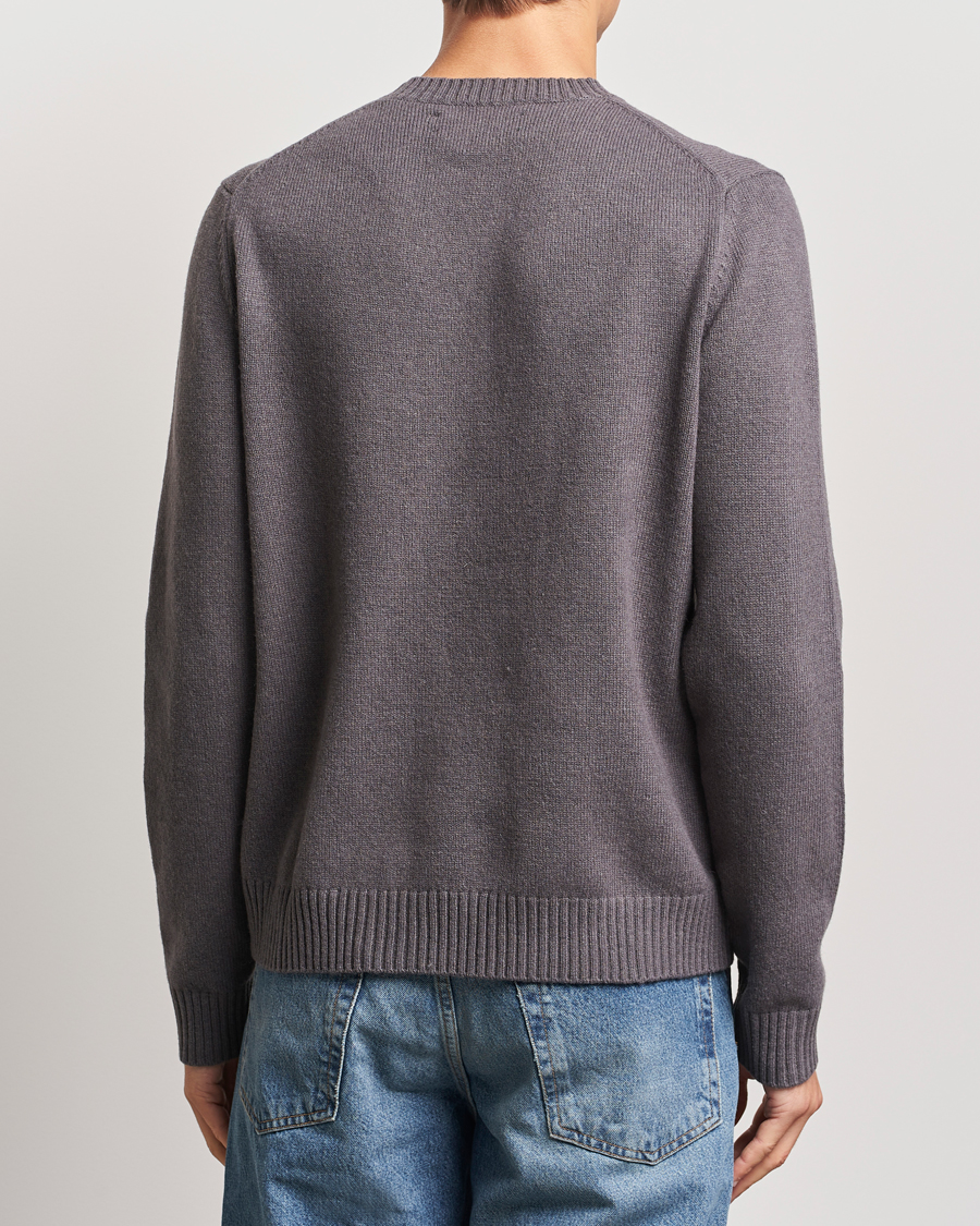 Homme | Pulls Et Tricots | Samsøe Samsøe | Sylli Wool Crew Neck Volcanic Ash