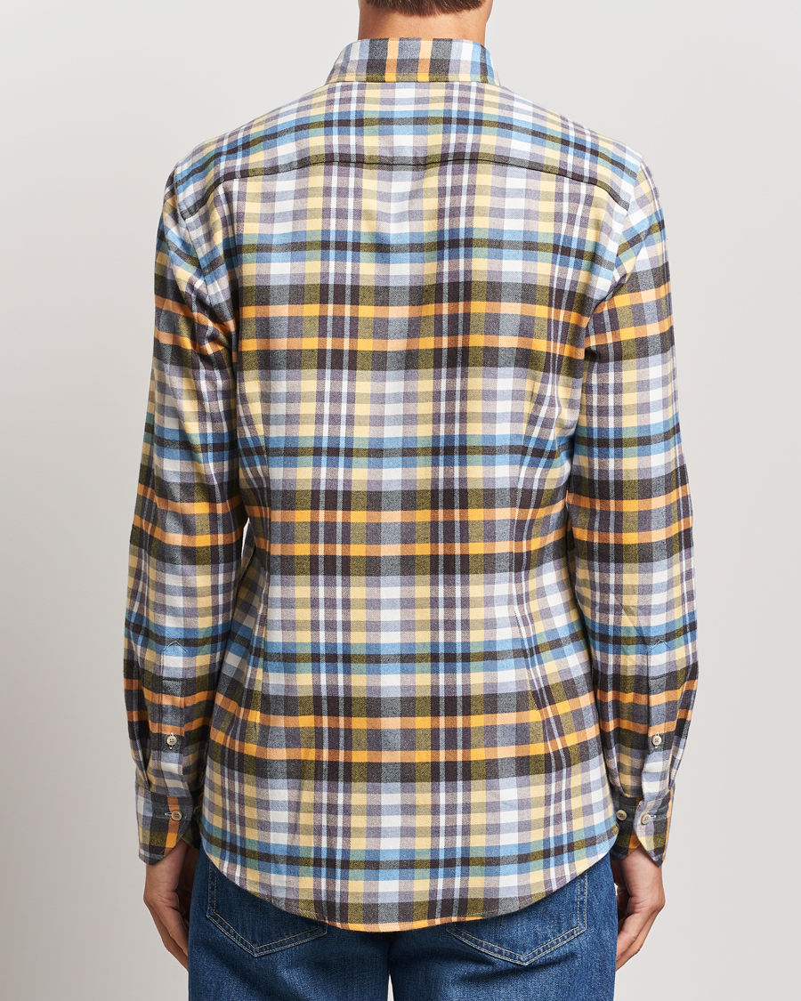 Homme | Chemises | Stenströms | Slimline Flannel Checked Shirt Multi
