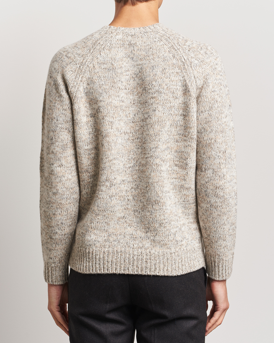 Homme | Pulls Et Tricots | Stenströms | Chunky Knitted Merino Sweater Beige