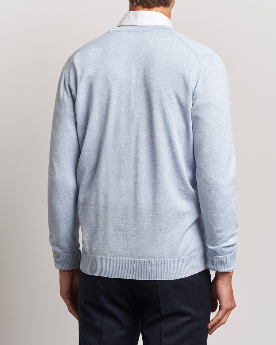 Homme | Pulls Et Tricots | Stenströms | Merino Cardigan Light Blue