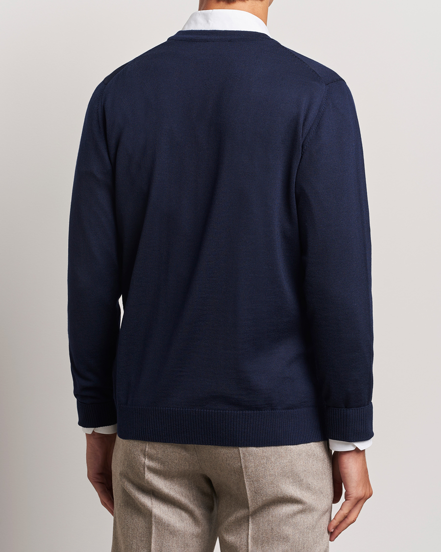 Homme | Pulls Et Tricots | Stenströms | Merino Cardigan Navy
