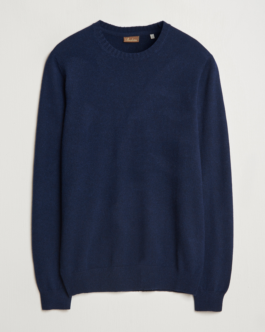 Homme | Pulls Et Tricots | Stenströms | Cashmere Crewneck Navy