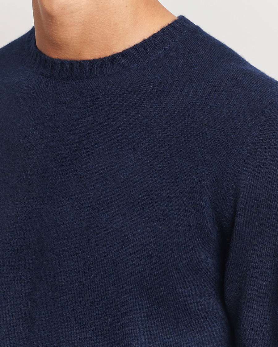 Homme | Pulls Et Tricots | Stenströms | Cashmere Crewneck Navy