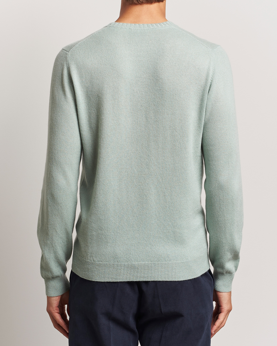 Homme | Pulls Et Tricots | Stenströms | Cashmere Crewneck Light Green