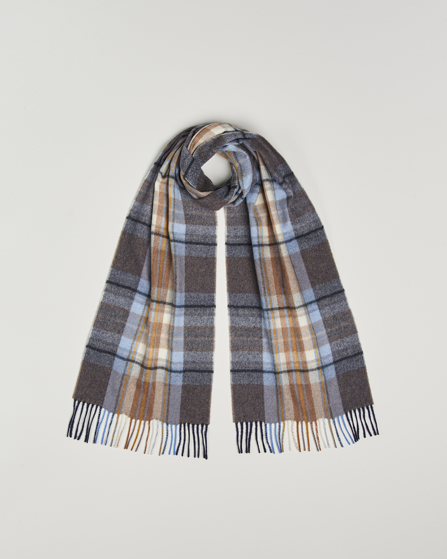 Homme | Stenströms Wool/Cashmere Checked Scarf Multi | Stenströms | Wool/Cashmere Checked Scarf Multi