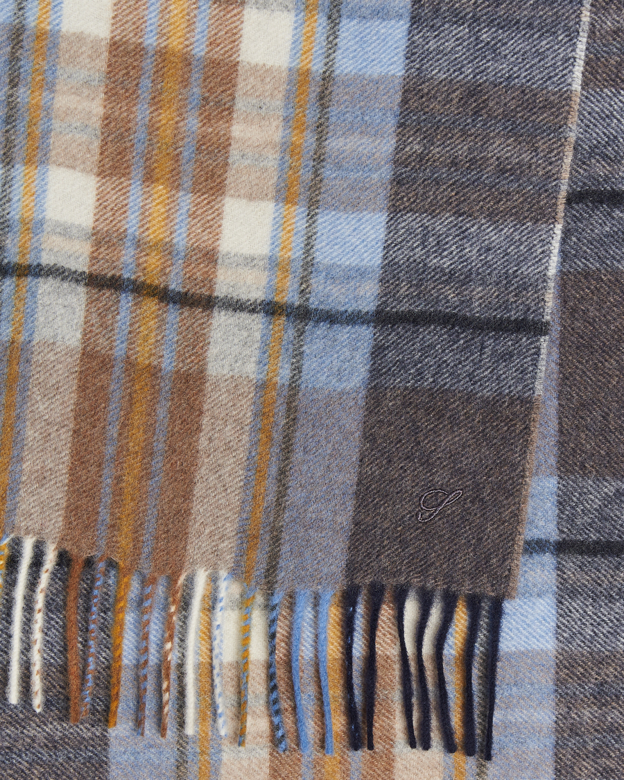 Homme | Stenströms Wool/Cashmere Checked Scarf Multi | Stenströms | Wool/Cashmere Checked Scarf Multi