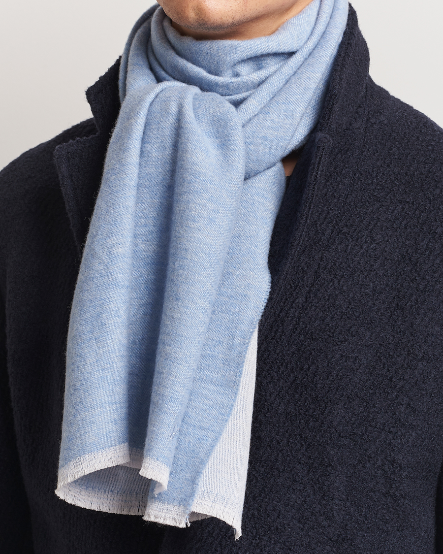 Homme | Stenströms Wool Scarf Light Blue | Stenströms | Wool Scarf Light Blue