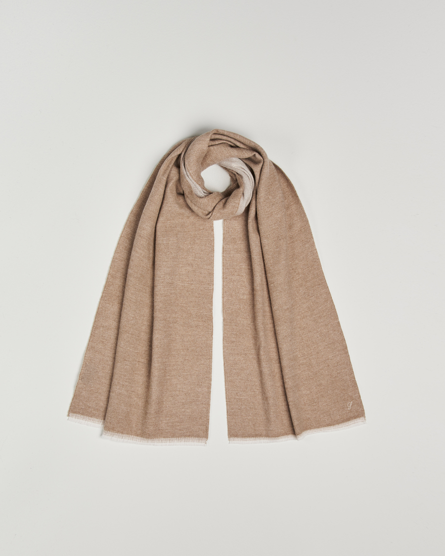Homme | Stenströms Wool Scarf Beige | Stenströms | Wool Scarf Beige