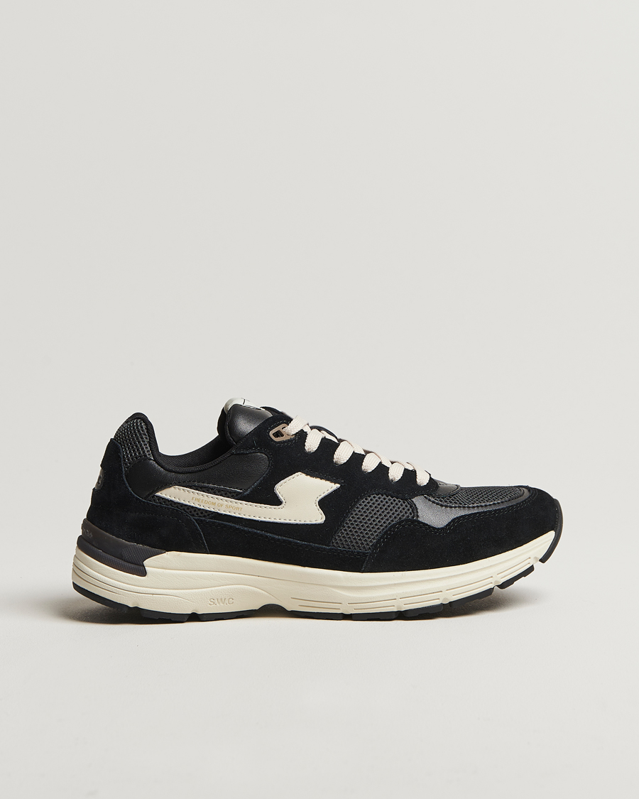 Homme | Stepney Workers Club Amiel S-Strike Suede Sneaker Black | Stepney Workers Club | Amiel S-Strike Suede Sneaker Black
