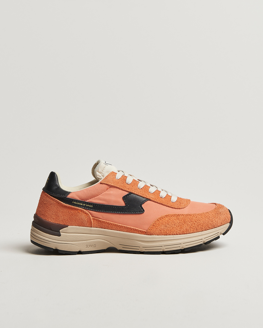 Homme | Stepney Workers Club Osier S-Strike Runner Sneaker Sport Orange | Stepney Workers Club | Osier S-Strike Runner Sneaker Sport Orange