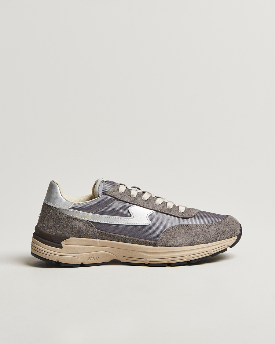 Homme | Stepney Workers Club Osier S-Strike Runner Sneaker Dark Silver | Stepney Workers Club | Osier S-Strike Runner Sneaker Dark Silver