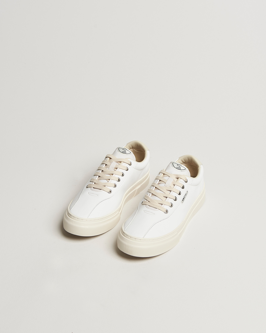 Homme | Baskets | Stepney Workers Club | Dellow 02 Cupsole Leather Sneaker White