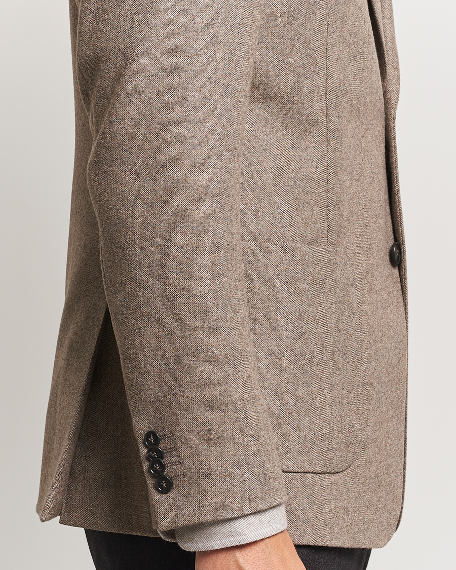 Homme | Blazers | Tiger of Sweden | Justin Brushed Wool Blazer Burlywood