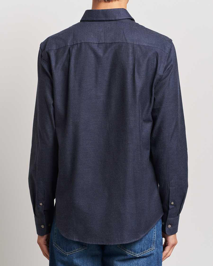 Homme | Chemises | Tiger of Sweden | Spenser Brushed Twill Shirt Sea Blue