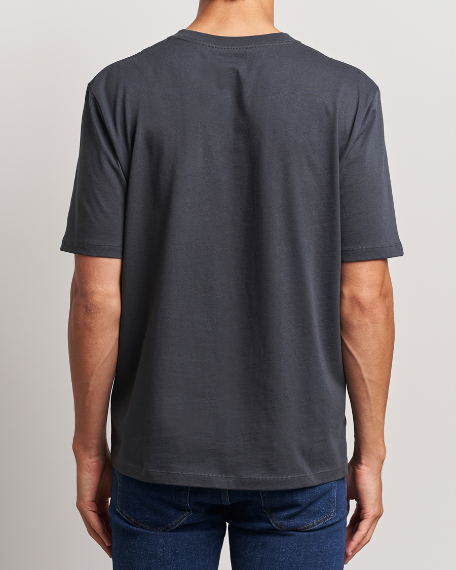 Homme | T-shirts | Tiger of Sweden | Pro Cotton Logo T-Shirt Charcoal
